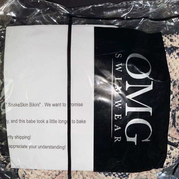 OMG swimsuit New with tags Size L - Picture 5 of 5